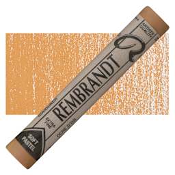 Rembrandt Soft Pastel - Gold Ochre 231.5 pastel and swatch