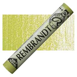 Rembrandt Soft Pastel - Lemon Yellow 205.2 pastel and swatch