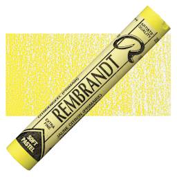 Rembrandt Soft Pastel - Lemon Yellow 205.5 pastel and swatch