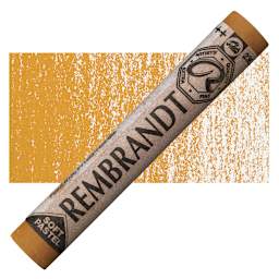 Rembrandt Soft Pastel - Light Orange 236.3 pastel and swatch