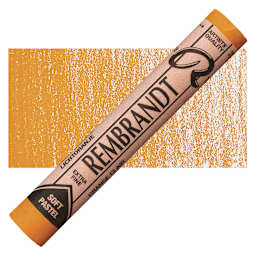 Rembrandt Soft Pastel - Light Orange 236.5 pastel and swatch