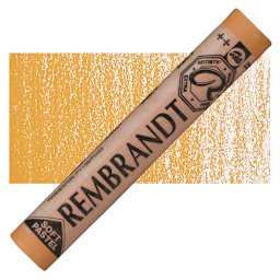 Rembrandt Soft Pastel - Light Orange 236.7 pastel and swatch