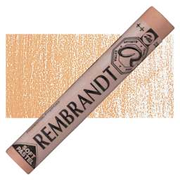 Rembrandt Soft Pastel - Light Orange 236.8 pastel and swatch