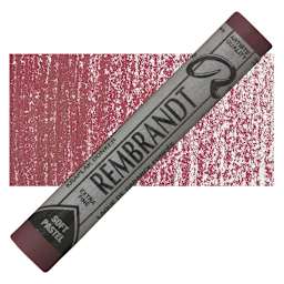 Rembrandt Soft Pastel - Madder Lake Deep 331.2 pastel and swatch