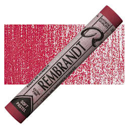 Rembrandt Soft Pastel - Madder Lake Deep 331.5 pastel and swatch