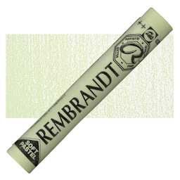 Rembrandt Soft Pastel - Olive Green 620.10 pastel and swatch