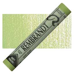 Rembrandt Soft Pastel - Olive Green 620.8 pastel and swatch