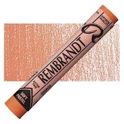 Rembrandt Soft Pastel - Orange 235.8 pastel and swatch
