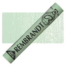 Rembrandt Soft Pastel - Permanent Green Deep 619.8 pastel and swatch