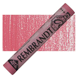 Rembrandt Soft Pastel - Permanent Red Deep 371.7 pastel and swatch