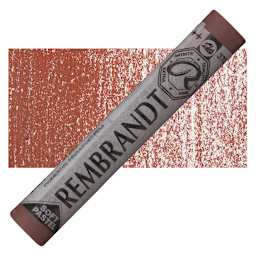 Rembrandt Soft Pastel - Permanent Red Light 370.3 pastel and swatch