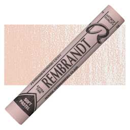 Rembrandt Soft Pastel - Permanent Red Light 370.9 pastel and swatch