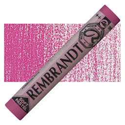 Rembrandt Soft Pastel - Permanent Rose 397.5 pastel and swatch