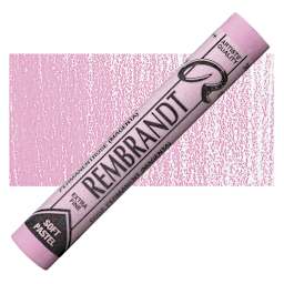 Rembrandt Soft Pastel - Permanent Rose 397.9 pastel and swatch