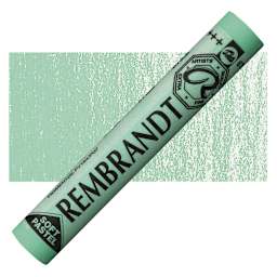 Rembrandt Soft Pastel - Phthalo Green 675.8 pastel and swatch