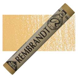 Rembrandt Soft Pastel - Raw Sienna 234.7 pastel and swatch