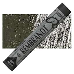 Rembrandt Soft Pastel - Raw Umber 408.1 pastel and swatch