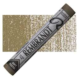 Rembrandt Soft Pastel - Raw Umber 408.5 pastel and swatch
