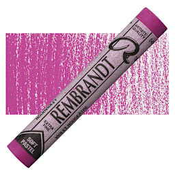 Rembrandt Soft Pastel - Red Violet 545.4 pastel and swatch