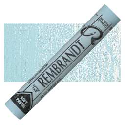 Rembrandt Soft Pastel - Turquoise 522.10 pastel and swatch