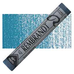 Rembrandt Soft Pastel - Turquoise 522.3 pastel and swatch