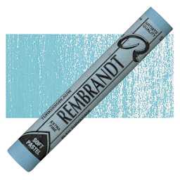 Rembrandt Soft Pastel - Turquoise 522.8 pastel and swatch