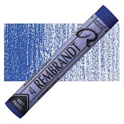 Rembrandt Soft Pastel - Ultramarine Deep 506.4 pastel and swatch