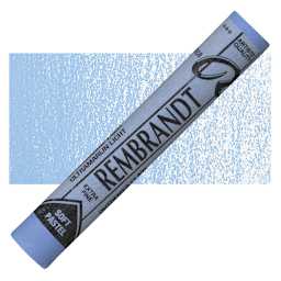 Rembrandt Soft Pastel - Ultramarine Light 505.7 pastel and swatch