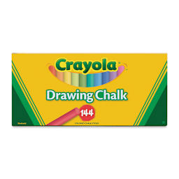 Crayola Colored Drawing Chalk - Assorted Colors, Set of 144, front of the box