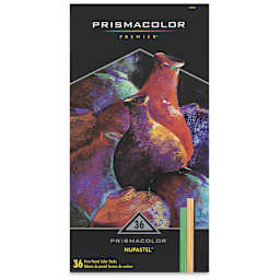 Prismacolor Premier NuPastel Color Sticks - Assorted Colors, Set of 36, front of packaging