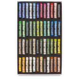 Sennelier Soft Pastels - Set of 48, Landscape Colors (set contents in box)