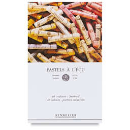 Sennelier Soft Pastels - Set of 48, Portrait Colors (front of box)