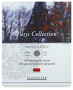 Sennelier Soft Pastels - Set of 120, Paris Colors, Half Sticks (front of box)