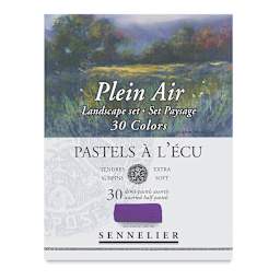 Sennelier Soft Pastels - Set of 30, Landscape Colors, Half Sticks (front of box)