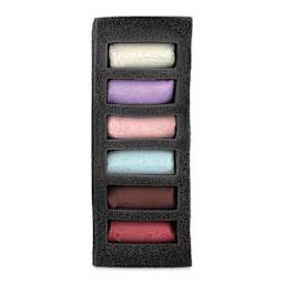 Sennelier Soft Pastels - Set of 6, Pale Skin Tones, Half-Sticks (set contents)