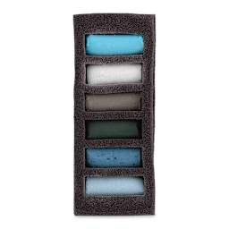 Sennelier Soft Pastels - Set of 6, Winter Landscape, Half-Sticks (set contents)