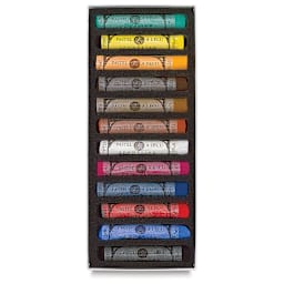 Sennelier Soft Pastels - Set of 12, Introductory Colors (set contents in box)