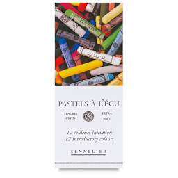Sennelier Soft Pastels - Set of 12, Introductory Colors (front of box)