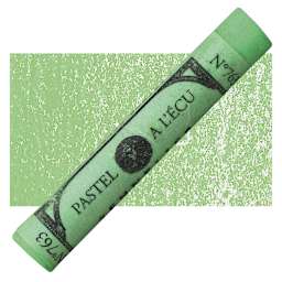 Sennelier Soft Pastel - Baryte Green 763 pastel and swatch