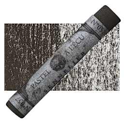 Sennelier Soft Pastel - Bistre 057 pastel and swatch
