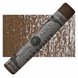 Sennelier Soft Pastel - Bistre 060 pastel and swatch