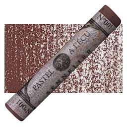 Sennelier Soft Pastel - Black Brown 001 pastel and swatch