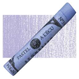 Sennelier Soft Pastel - Blue Violet 334 pastel and swatch