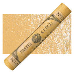 Sennelier Soft Pastel - Brown Ochre 124 pastel and swatch
