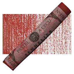 Sennelier Soft Pastel - Burnt Madder pastel and swatch