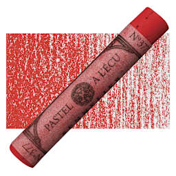 Sennelier Soft Pastel - Burnt Madder pastel and swatch