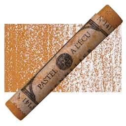 Sennelier Soft Pastel - Dead Leaf Green pastel and swatch