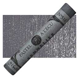 Sennelier Soft Pastel - Grey 516 pastel and swatch