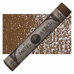 Sennelier Soft Pastel - Hot Brown 191 pastel and swatch
