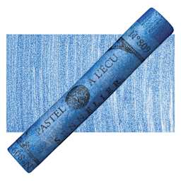 Sennelier Soft Pastel - Iridescent Cobalt Blue pastel and swatch